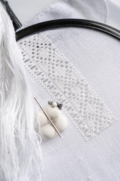 haftowane wzory na kanwie